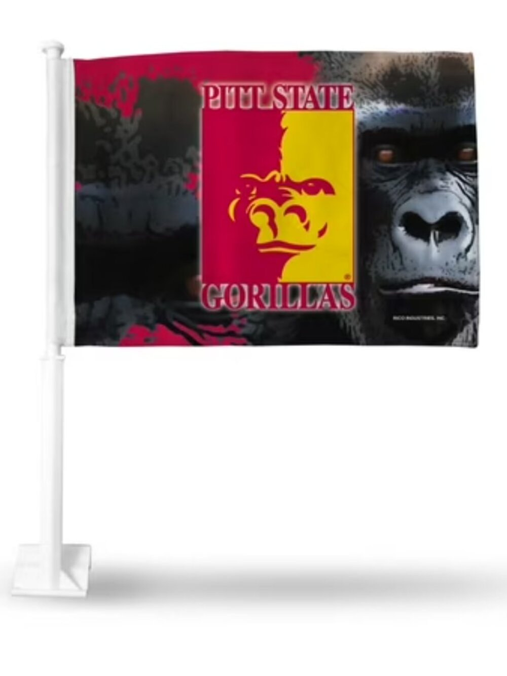 NEW Pittsburg State Gorillas 11X14 Window Mount 2-Sided Car Flag